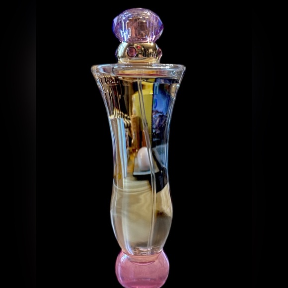Versace Other - Versace Perfume Bottle with Pink and Gold Accents no longer making